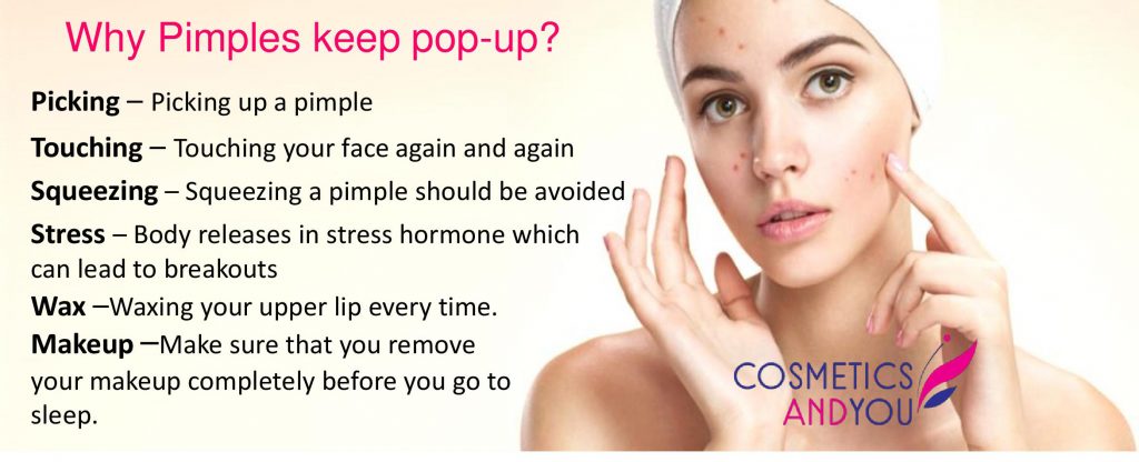 Why Pimples keep pop-up in the Same Place – Cosmetics and you : Acne ...